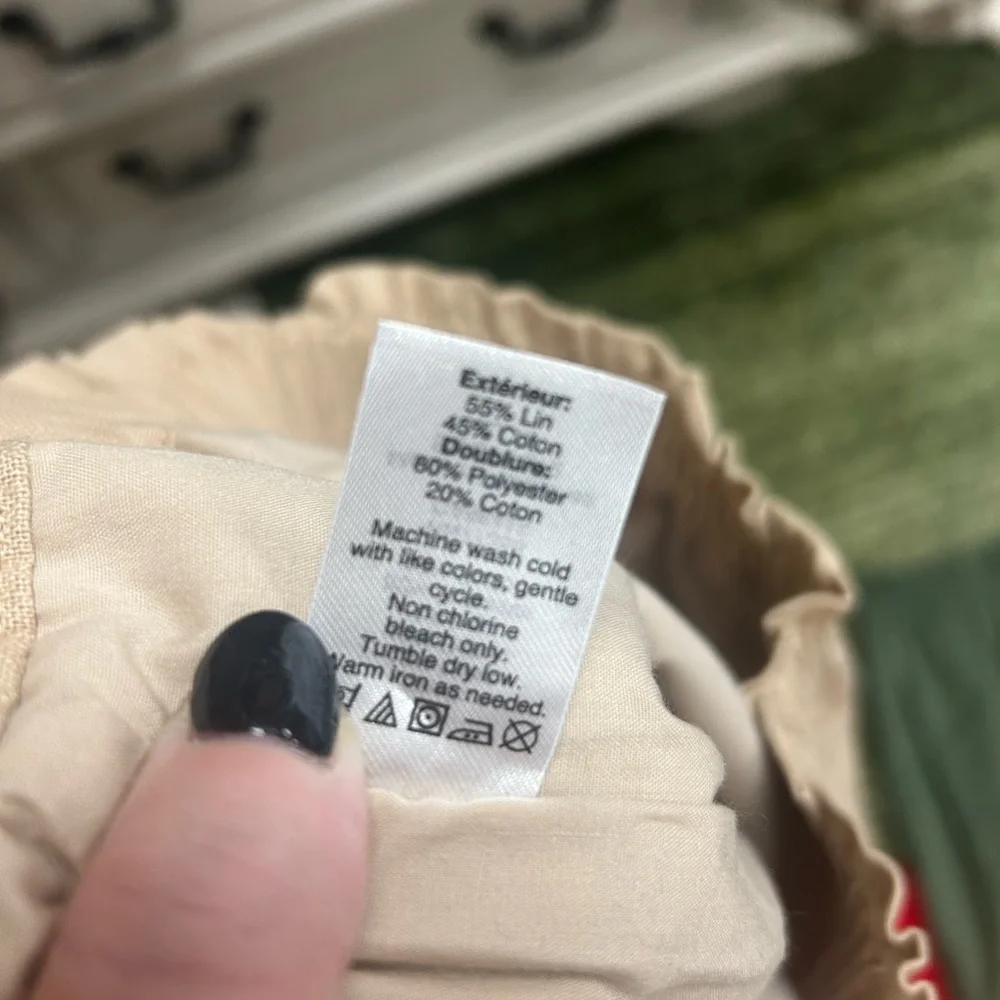 Jcrew linen blend sidewalk skirts